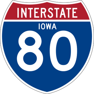 1958 the first section of interstate 80 in iowa opened in the des 09 21