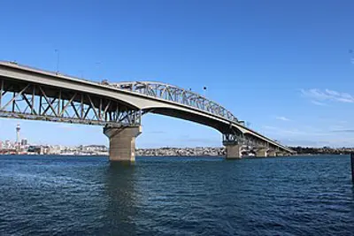 1959 the auckland harbour bridge spanning waitemata harbour betw 05 30