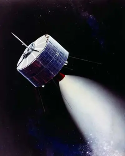 1963 syncom 2 the worlds first geosynchronous satellite is lau 07 26