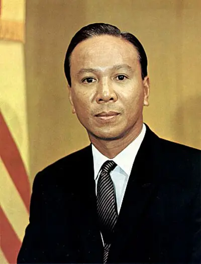 1971 south vietnamese president nguyen van thieu is re elected in 10 02