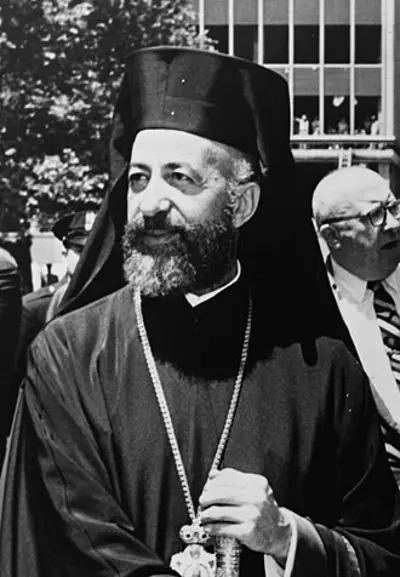 1977 makarios iii cypriot archbishop and politician 1st preside 08 03