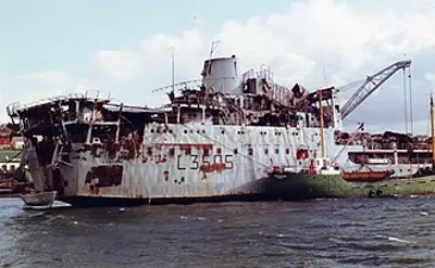 1982 bluff cove air attacks during the falklands war fifty six b 06 08