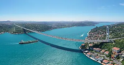 1988 the fatih sultan mehmet bridge in istanbul turkey is comple 07 03