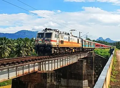 1988 the island express train travelling from bangalore to kanyak 07 08