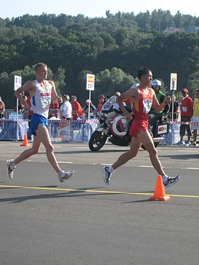 1991 wang zhen chinese race walker 08 24