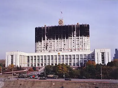 1993 tanks bombard the russian parliament while demonstrators ag 10 04