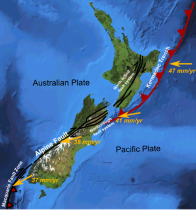 1993 two earthquakes affect new zealand. a 7