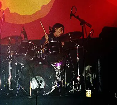 1996 chris acland english musician and drummer of lush born 196 10 17
