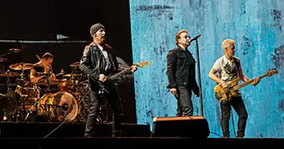 1997 irish rock band u2 performed in sarajevo pictured the fir 09 23