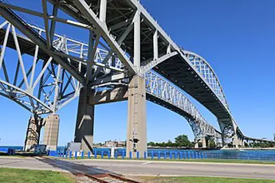 1997 the second blue water bridge opens between port huron michi 07 22