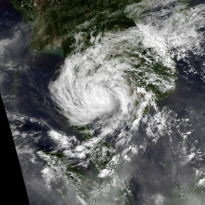 1997 tropical storm linda makes landfall in the mekong delta in v 11 02