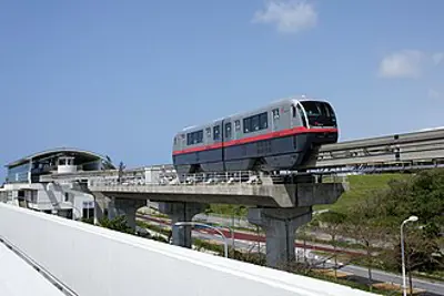 2003 the okinawa urban monorail is opened in naha okinawa
