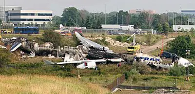 2005 air france flight 358 lands at toronto pearson international 08 02