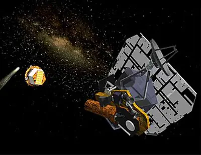 2005 the deep impact collider hits the comet tempel 1