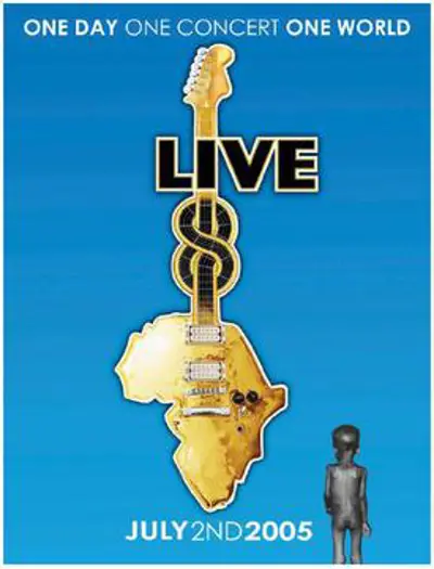 2005 the live 8 benefit concerts takes place in the g8 states and 07 02