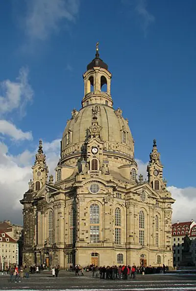 2005 the rebuilt dresden frauenkirche destroyed in the firebombi 10 30