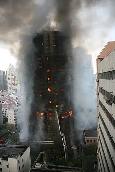2010 a fire in a high rise apartment building in shanghai china 11 15