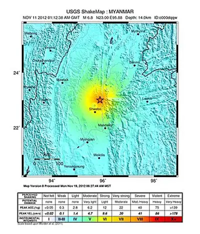 2012 a strong earthquake with the magnitude 6