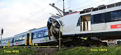 2013 two passenger trains collide in the swiss municipality of gr 07 29