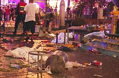 2015 a bomb explodes near the erawan shrine in bangkok thailand 08 17