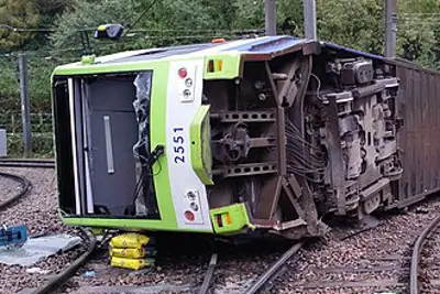 2016 a tram derailment in croydon london killed seven people