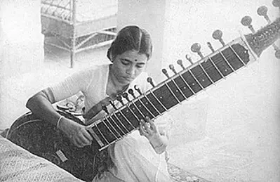2018 annapurna devi indian surbahar bass sitar player born 19 10 13