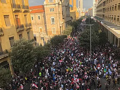 2019 the 17 october revolution starts in lebanon
