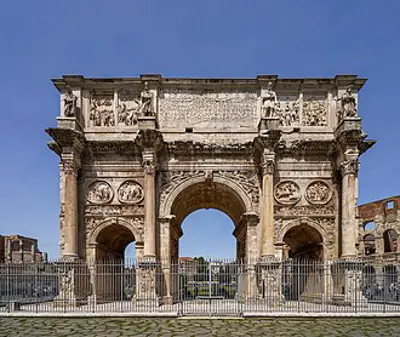 315 the arch of constantine is completed near the colosseum in r 07 25