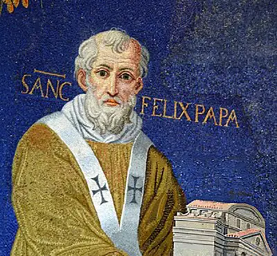 526 election of pope felix iv following the death of pope john i 07 12