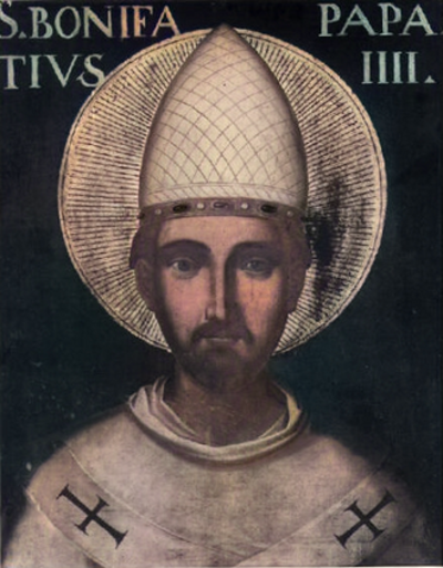608 consecration of pope boniface iv following his approval by t 09 15