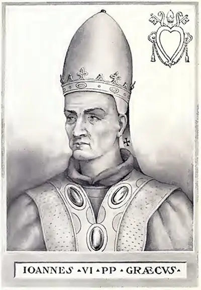 701 election of pope john vi following the death of pope sergius 10 30
